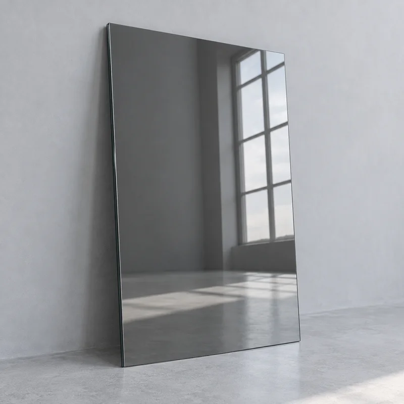 Grey Smoke Mirror in Smoke Grey
