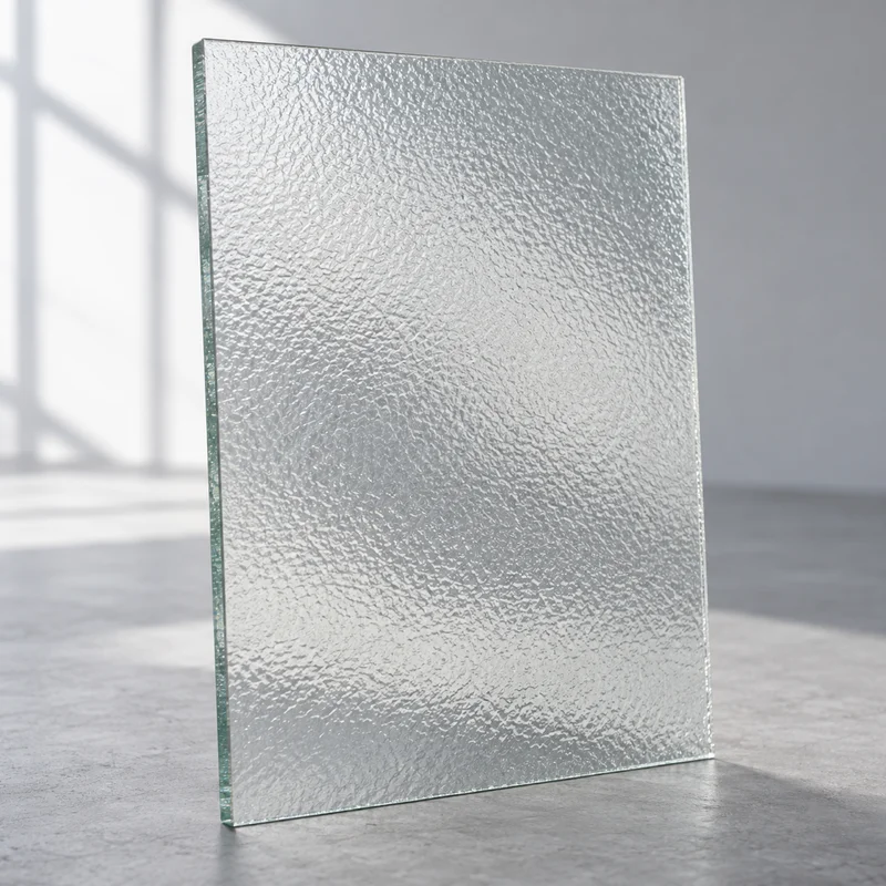Patterned Privacy Glass in Frosted Clear